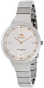 Reloj de Acero Marea Analógico Mujer B54165/1 con Detalles en Rosegold y Pedrería