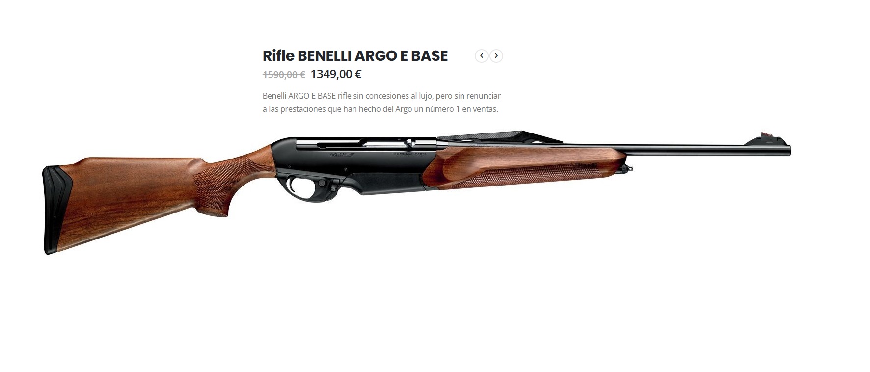 Rifle Semiautomático Benelli Argo E CAL. 30.06