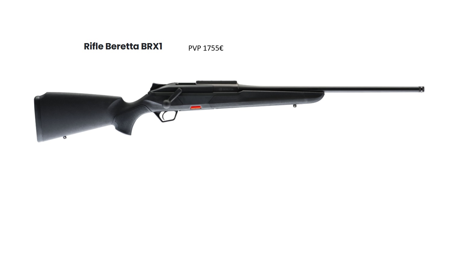 Rifle de Cerrojo Rectilíneo Beretta BRX1